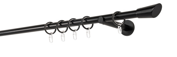 20mm,1-läufig,Rohr,Wandträger 12cm,Endstück rag