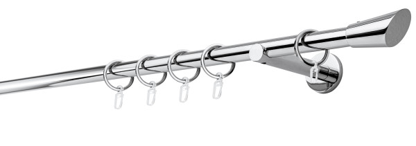 20mm,1-läufig,Rohr,Wandträger 12cm,Endstück rag