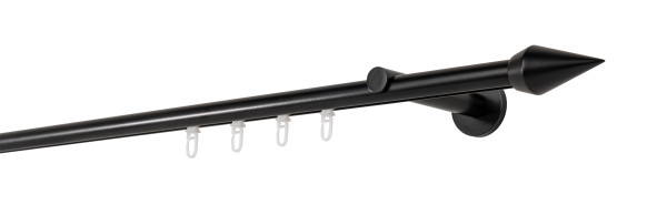 20mm,1-läufig,Profil,Wandträger 12cm,Endstück point