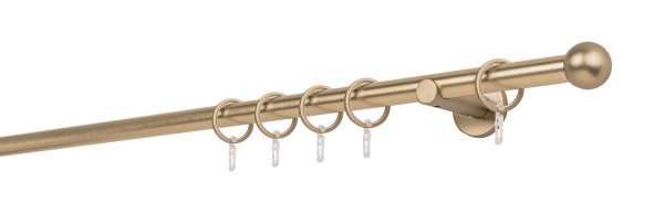 20mm,1-läufig,Profil,Wandträger 6,5cm,Endstück ball