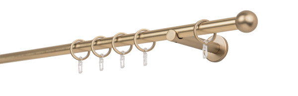 20mm,1-läufig,Rohr,Wandträger 12cm,Endstück ball
