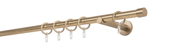 20mm,1-läufig,Rohr,Wandträger 12cm,Endstück cap